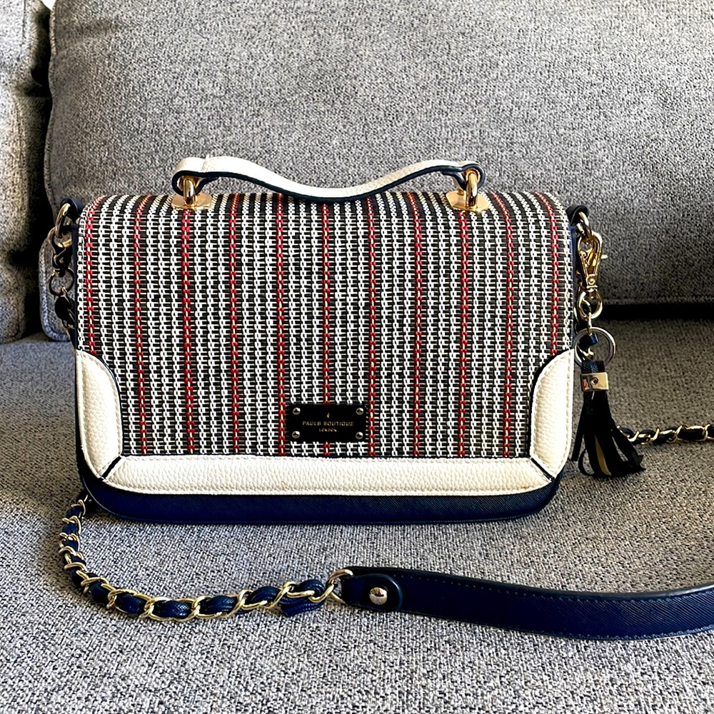 Pauls Boutique London purse, hardly used. 11 x 8 x 3.5 inches